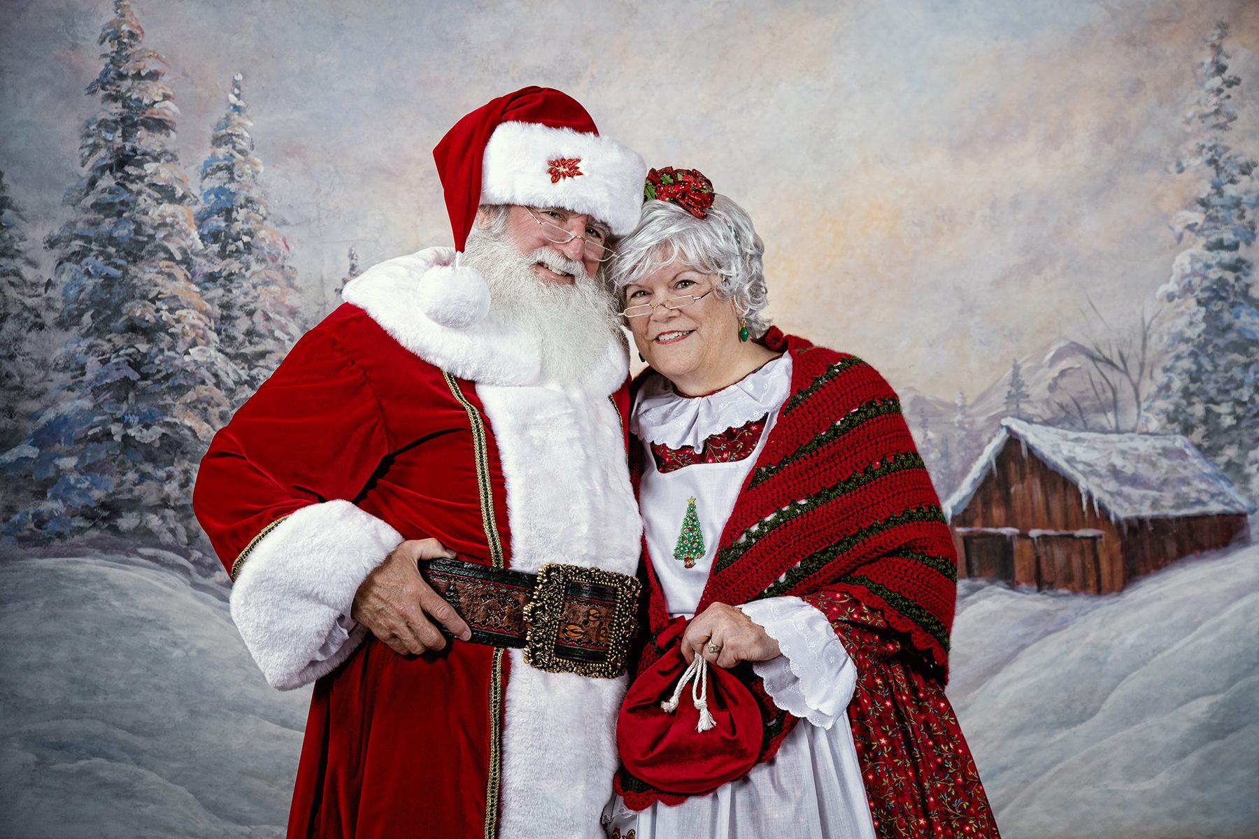 Santa Jay smiling in classic Santa attire